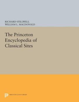 Paperback The Princeton Encyclopedia of Classical Sites Book