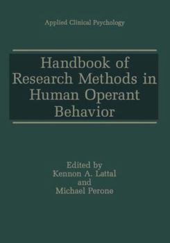 Paperback Handbook of Research Methods in Human Operant Behavior Book