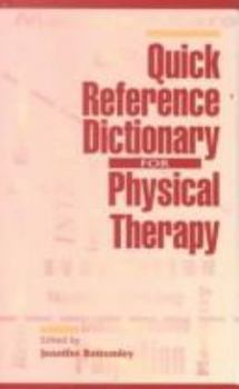 Paperback Quick Reference Dictionary for Physical Therapy Book