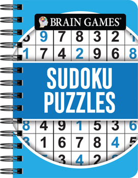 Spiral-bound Brain Games - To Go - Sudoku Puzzles (Blue - Circle Cover) Book