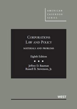 Hardcover Corporations Law and Policy, Materials and Problems, 8th Book