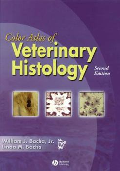 Hardcover Color Atlas of Veterinary Histology Book