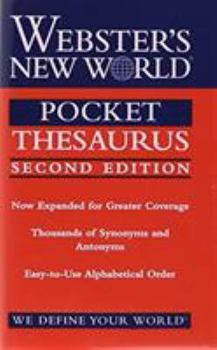 Hardcover Webster's New World Pocket Thesaurus Book