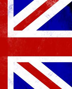 Paperback Red White & Blue Union Jack Flag: Diary Weekly Spreads July to December Book