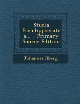 Paperback Studia Pseudippocratea... [Latin] Book