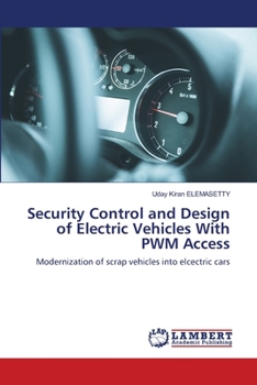 Paperback Security Control and Design of Electric Vehicles With PWM Access Book