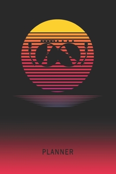 Paperback Planner: Disco Dancer 2 Year Weekly Planning Organizer - 2020 - 2021 - Retro Vintage Vaporwave Sunset Cover - January 20 - Dece Book