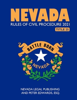 Paperback Nevada Rules of Civil Procedure 2021 Book