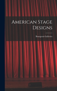 Hardcover American Stage Designs Book
