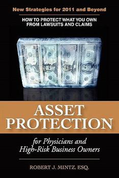 Paperback Asset Protection for Physicians and High-Risk Business Owners Book