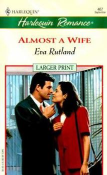 Mass Market Paperback Almost a Wife [Large Print] Book