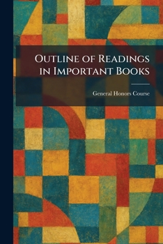 Paperback Outline of Readings in Important Books Book
