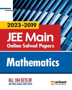 Paperback 2023 - 2019 JEE Main Online Solved Papers Mathematics Book