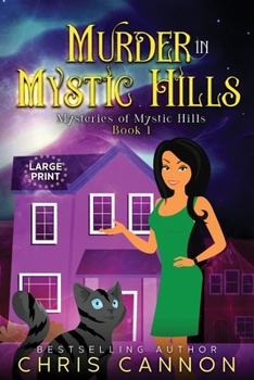 Paperback Murder in Mystic Hills [Large Print] Book