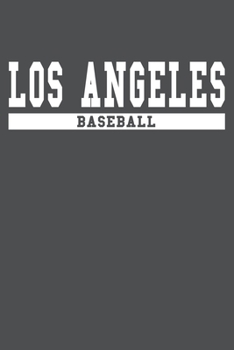 Paperback Los Angeles Baseball: American Campus Sport Lined Journal Notebook Book