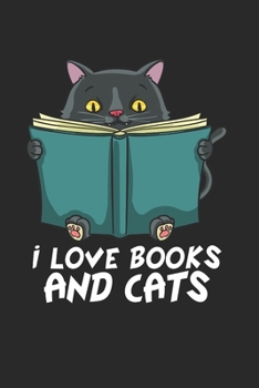 Katze Buch Notizbuch: Katze Lesen Notizbuch für Bücher Liebhaber / Notizheft / Notizblock A5 (6x9in) Dotted Notebook / Punkteraster / 120 gepunktete Seiten (German Edition)