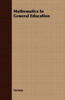 Paperback Mathematics in General Education Book
