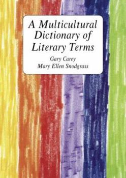 Hardcover A Multicultural Dictionary of Literary Terms Book