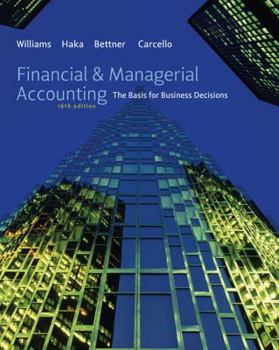 Hardcover Financial & Managerial Accounting: The Basis for Business Decisions Book