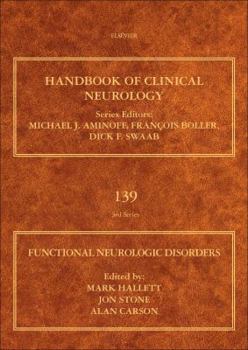 Hardcover Functional Neurologic Disorders: Volume 139 Book
