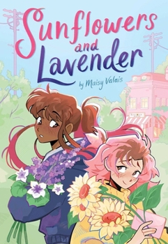 Paperback Sunflowers and Lavender: A Graphic Novel Book