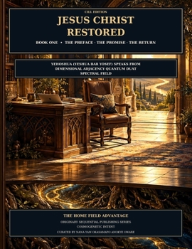 Jesus Christ Restored: Yehoshua (Yeshua Bar Yosef) Speaks from Dimensional Adjacency Quantum DUAT Spectral FIELD