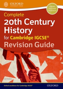 Paperback 20th Century History for Cambridge Igcserg: Revision Guide Book