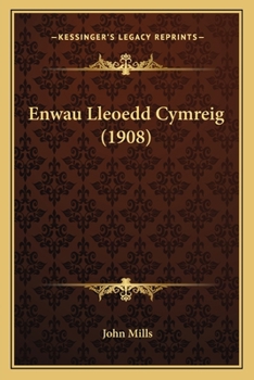 Paperback Enwau Lleoedd Cymreig (1908) [Welsh] Book