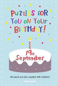 Paperback Puzzles for you on your Birthday - 19th September Book