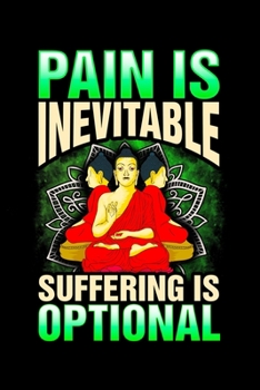 Pain Is Inevitable Suffering Is Optional: Stoic Meditation Blank Composition Notebook for Journaling & Writing (120 Lined Pages, 6" x 9")