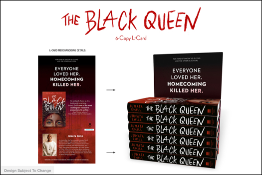 Hardcover Black Queen 6-Copy Pre-Pack with L-Card Book