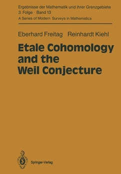 Paperback Etale Cohomology and the Weil Conjecture Book