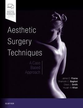 Hardcover Aesthetic Surgery Techniques: A Case-Based Approach Book