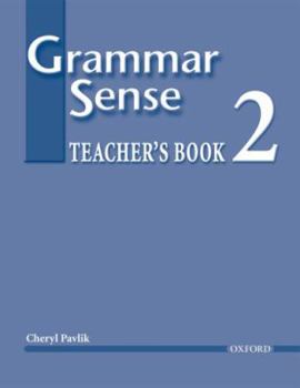 Paperback Grammar Sense 2 Teacher's Book [With CDROM] Book