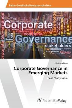 Paperback Corporate Governance in Emerging Markets Book