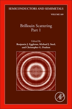 Hardcover Brillouin Scattering Part 1: Volume 109 Book