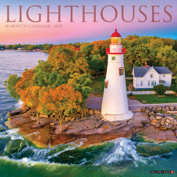 Calendar Lighthouses 2025 12 X 12 Wall Calendar Book
