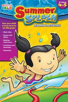 Paperback Summer Splash Learning Activities, Grades 4 - 5 Book