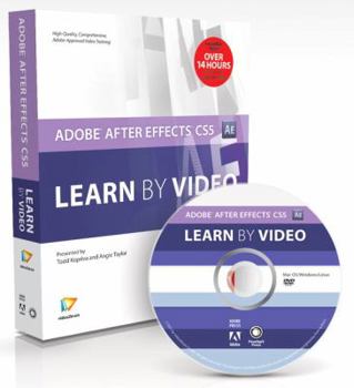 Paperback Adobe After Effects Cs5: Learn by Video Book