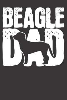 Notebook: Beagle Dad College Ruled 6x9 120 Pages