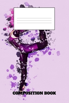 Composition Book: Digital Ballet Composition Book Wide Ruled