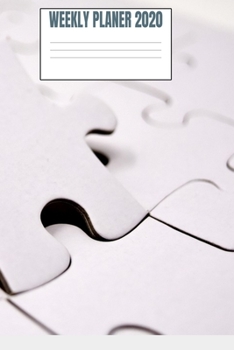Paperback Weekly Planer 2020: Puzzle Style - 6x9 - 53 Pages Book