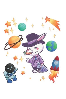 Paperback Funny Easter Bunny Notebook: Blank Paper Journal 6x9 - 120 Pages Book