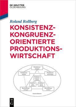Hardcover Konsistenz-Kongruenz-Orientierte Produktionswirtschaft [German] Book