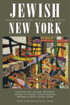 Paperback Jewish New York: The Remarkable Story of a City and a People Book