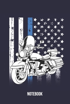Notebook: Thin Blue Line Notebook for Police Officers