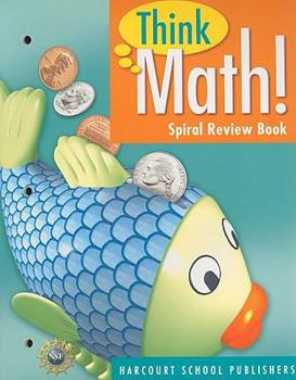 Paperback Think Math! Spiral Review Book, Grade 1 Book