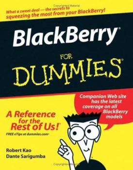 Paperback BlackBerry For Dummies Book