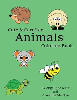 Paperback Cute & Carefree Animals Coloring Book