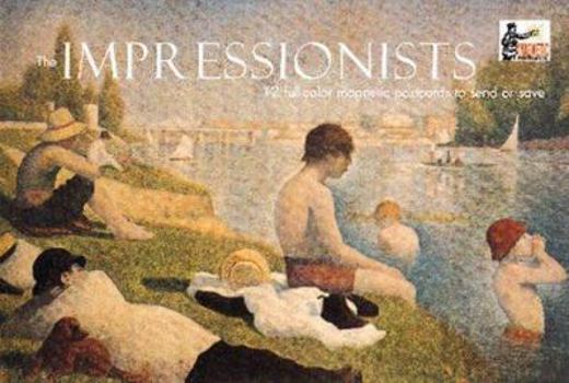 Hardcover Impressionists: Magnetic Postcards Book